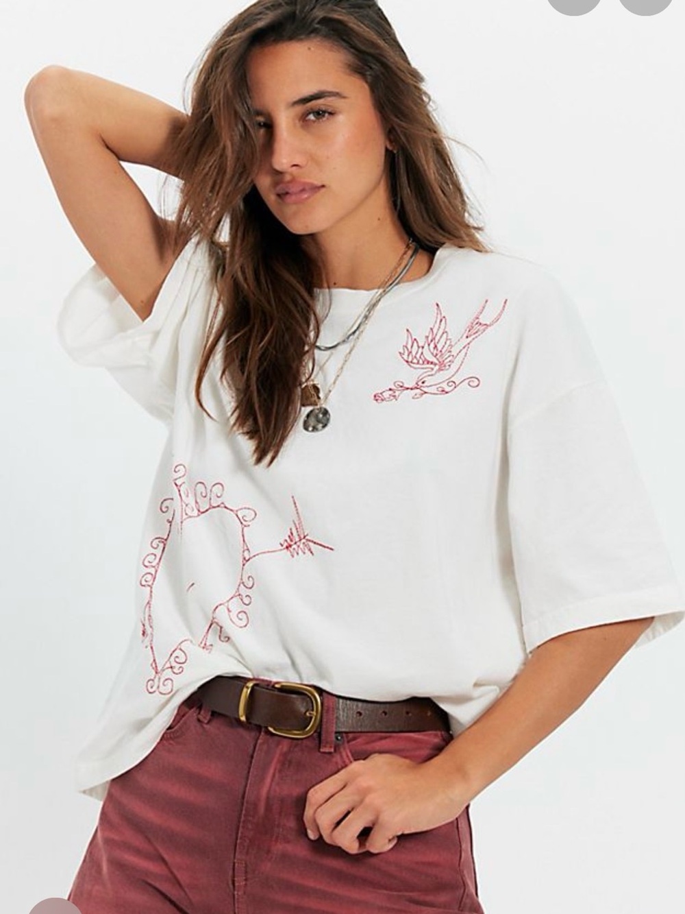 NWT Free People x Ragabond More Amore Graphic Tee